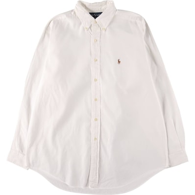 古着 ラルフローレン Ralph Lauren YARMOUTH 長袖 ボタンダウンシャツ メンズXL相当 ボタンダウン/eaa533550