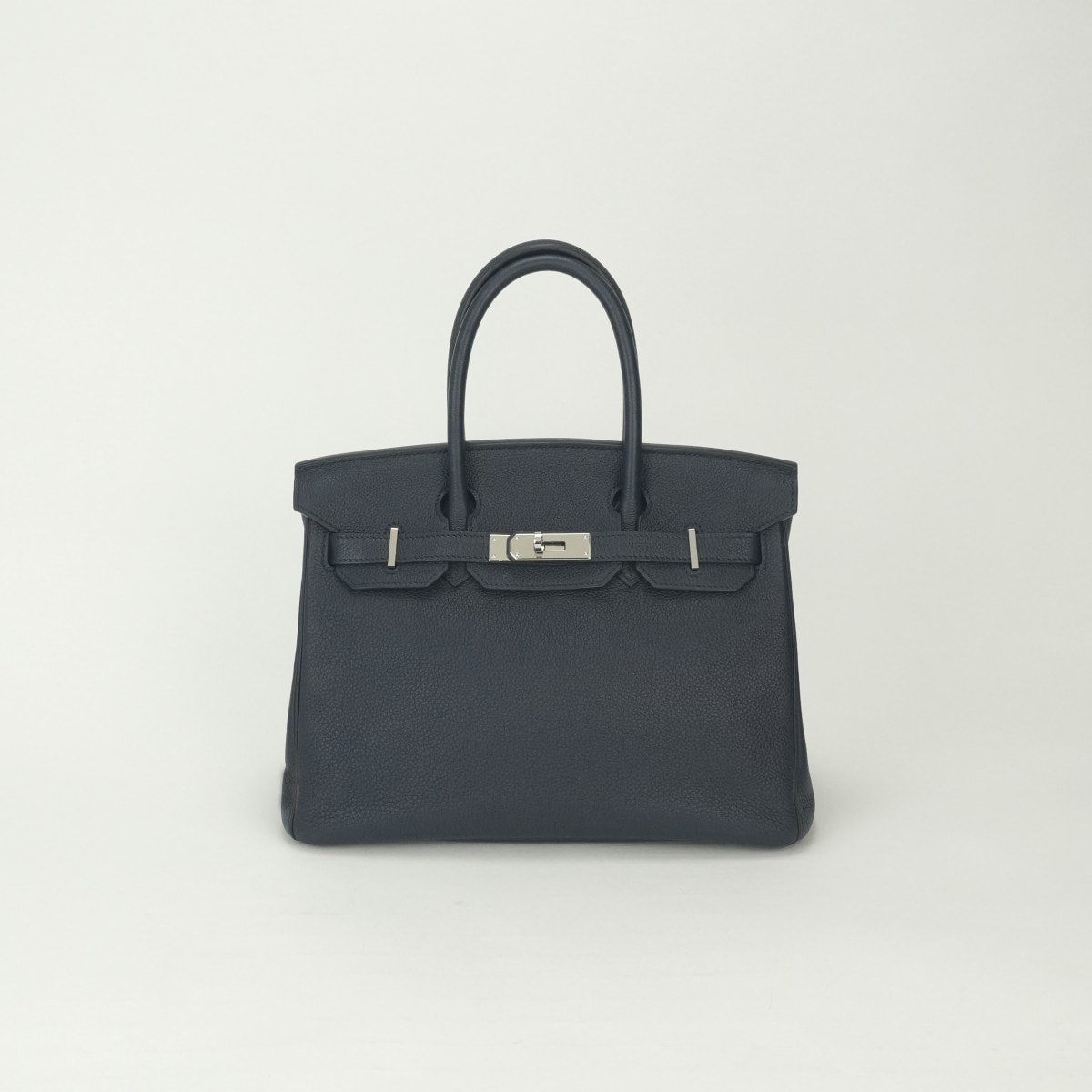 エルメス HERMES バーキン30 バーキン 30 ヴェルソ バッグ トートバッグ トゴ ブルーニュイ Bleunuit オレンジポピー Orangepoppy ブルー Blueオレンジ Orange 青 シルバー金具 ハンドバッグ バイカラー
