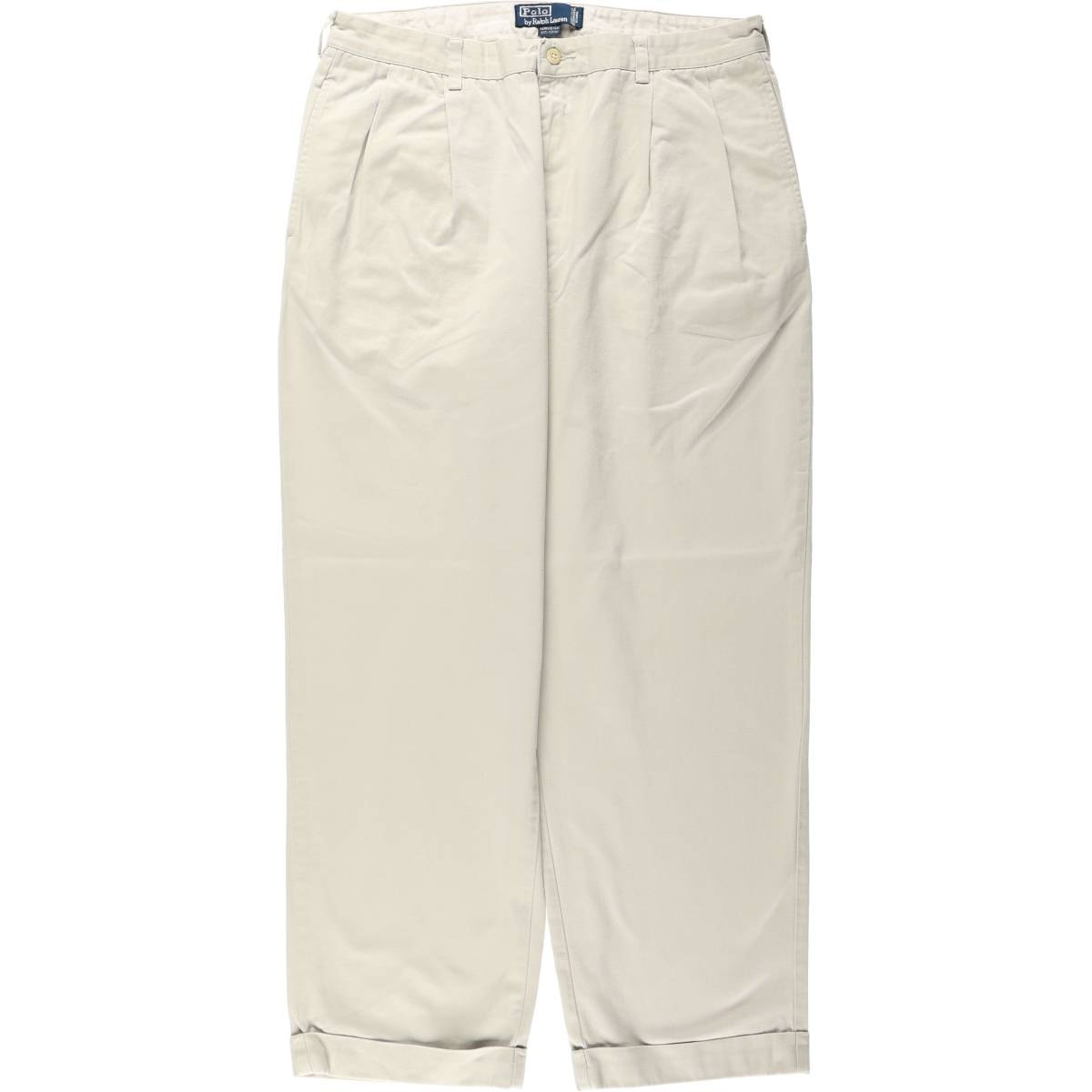 古着 ラルフローレン Ralph Lauren POLO by Ralph Lauren HAMMOND PANT ツータック チノパンツ メンズw34相当/eaa680054