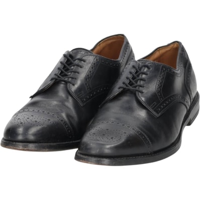 古着 アレンエドモンズ ALLEN EDMONDS Sanford セミブローグ ストレートチップシューズ USA製 10 1/2D メンズ28.5cm相当/saa015047