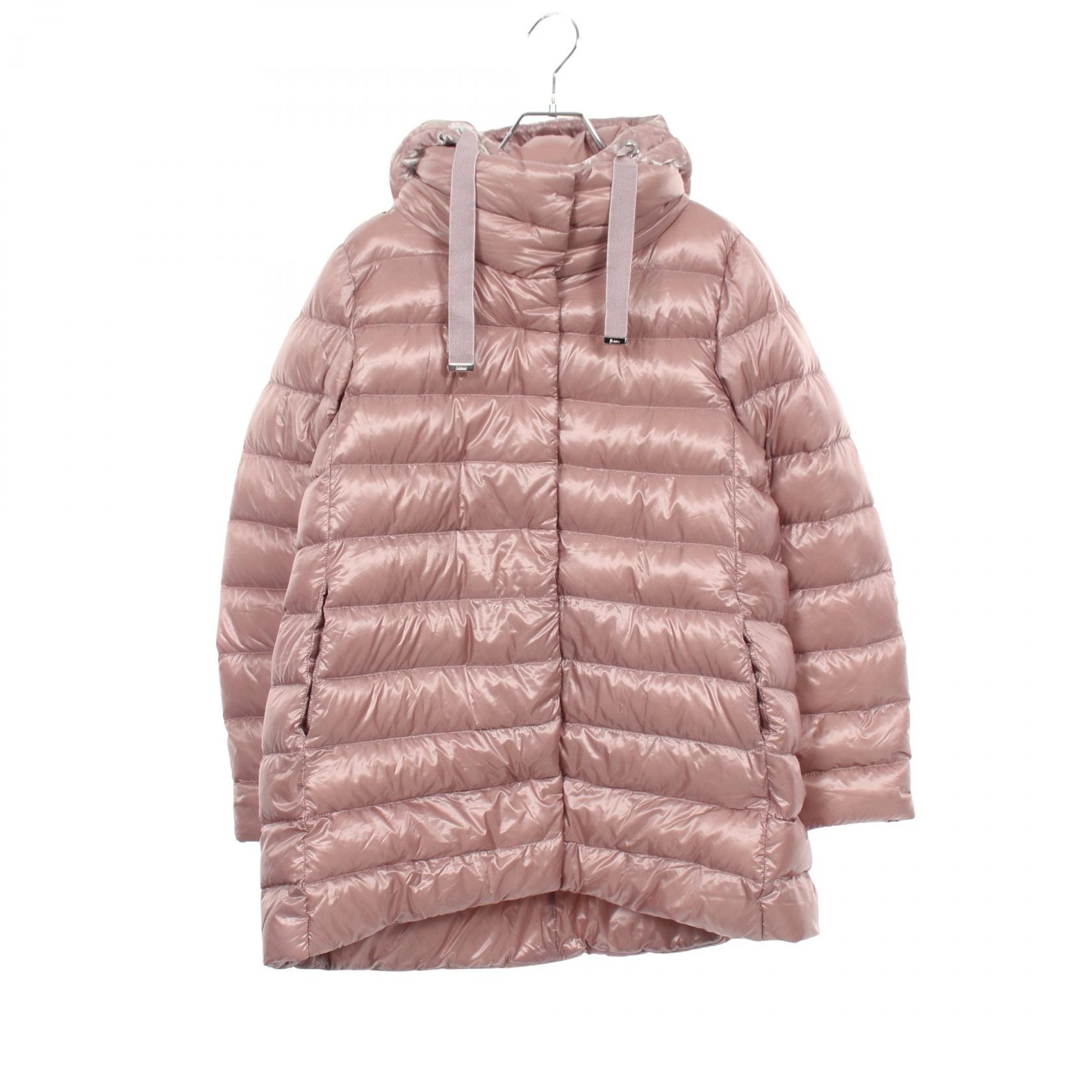 ヘルノ Herno Resort ダウンジャケット 衣料品 アウター ナイロン レディース ピンク系 PI053DR 【中古】