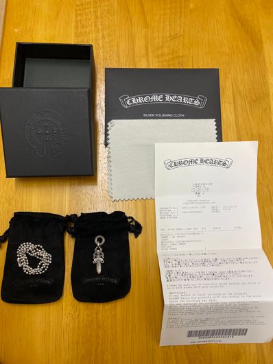 Chrome Hearts # 5 Dagger Charm "Silver"