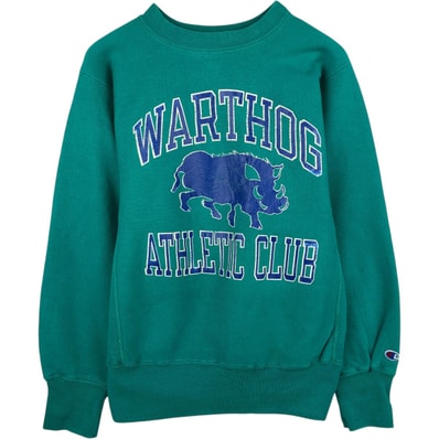 古着 90年代 チャンピオン Champion REVERSE WEAVE リバースウィーブ 刺繍タグ プリントスウェットシャツ トレーナー USA製 メンズM相当 ヴィンテージ/eaa633781