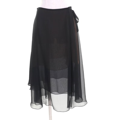 極美品 シャネル
スカート ブラック レディース 38 P70007