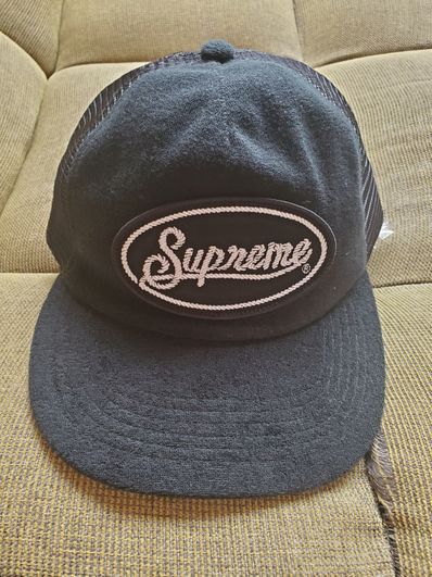 Supreme Terry Mesh Back 5-Panel "Black"