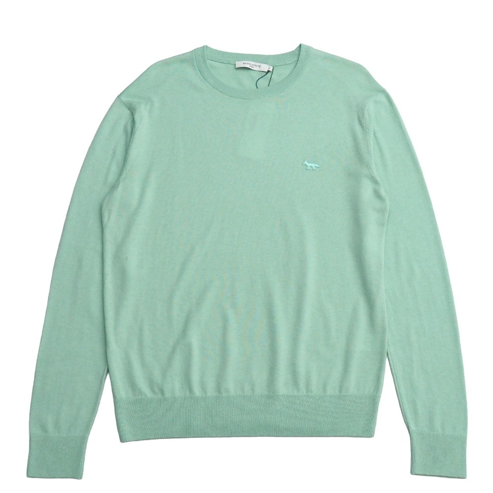 ■未使用品■MAISON KITSUNE メゾンキツネ セーター サイズXL フォックス パッチ クルーネック 20260506/RA9278