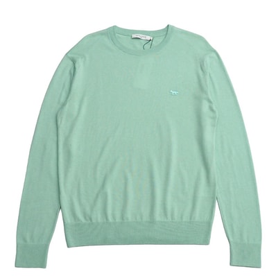 ■未使用品■MAISON KITSUNE メゾンキツネ セーター サイズXL フォックス パッチ クルーネック 20260506/RA9278