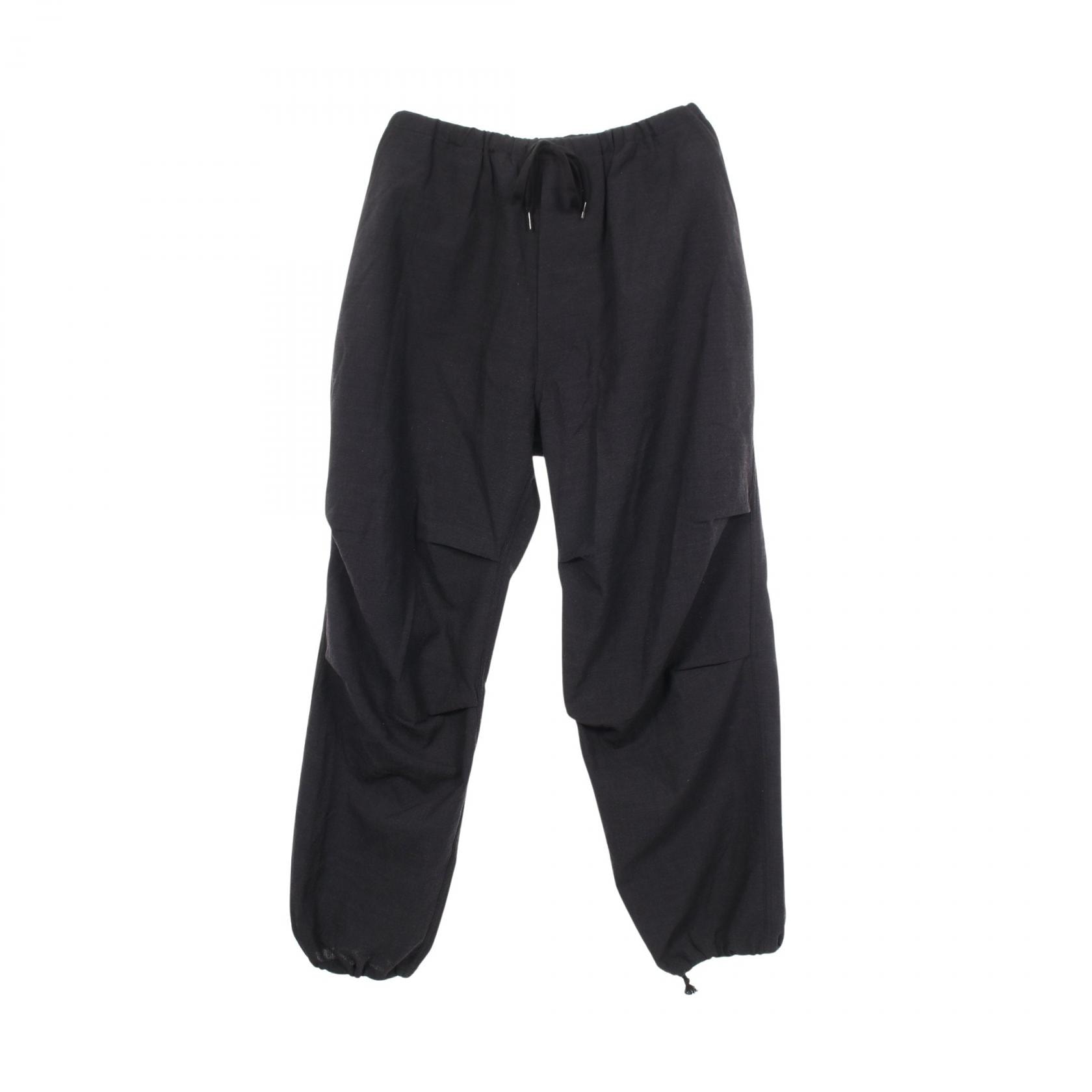 コモリ COMOLI ニータックパンツ パンツ 衣料品 ボトムス ウール メンズ ブラック系 Z01-03016 【中古】