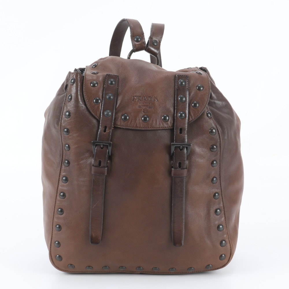 ■美品 プラダ リュックサック レザー