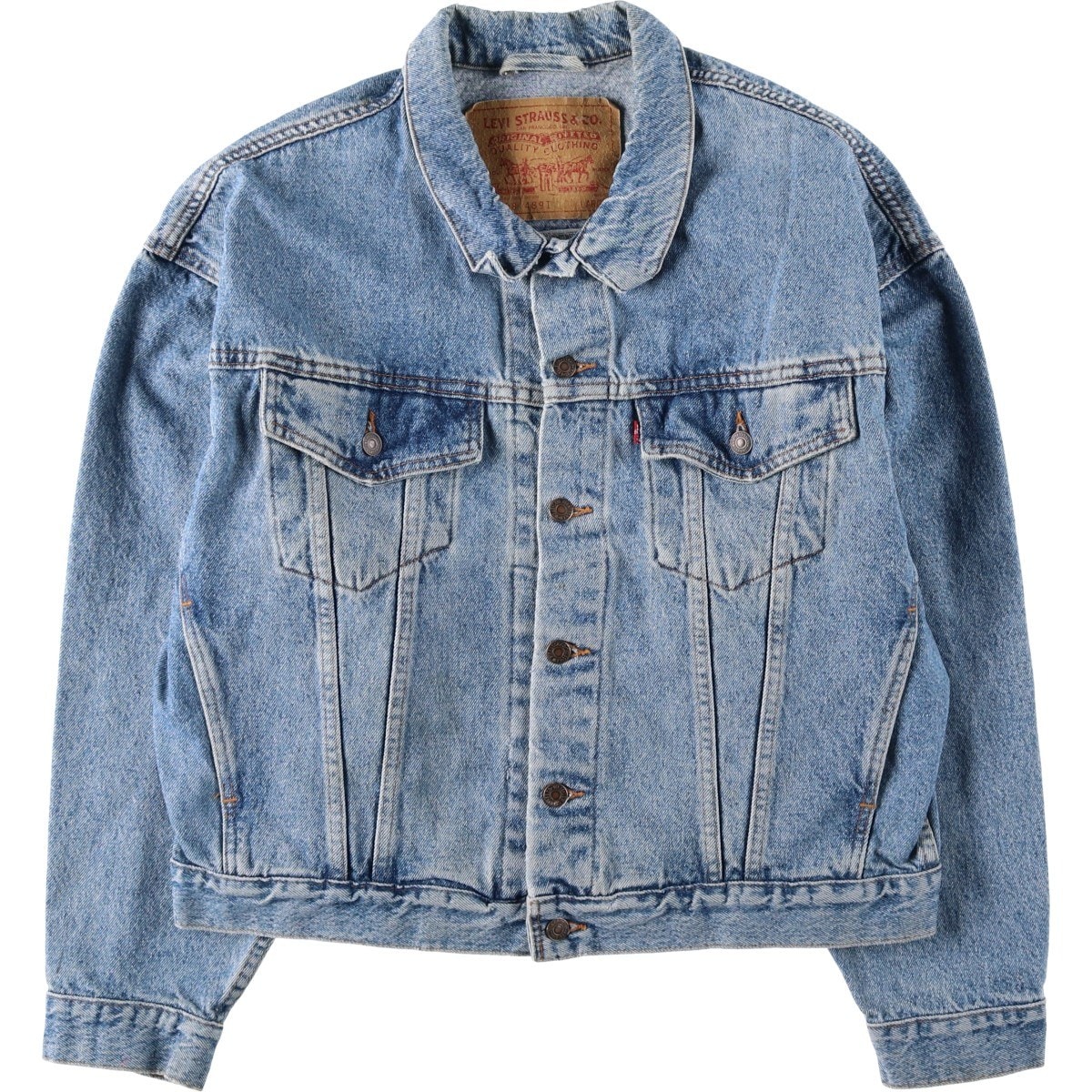古着 リーバイス Levi's 70598-4891 デカパッチ デニムジャケット Gジャン メンズL相当/eaa630192