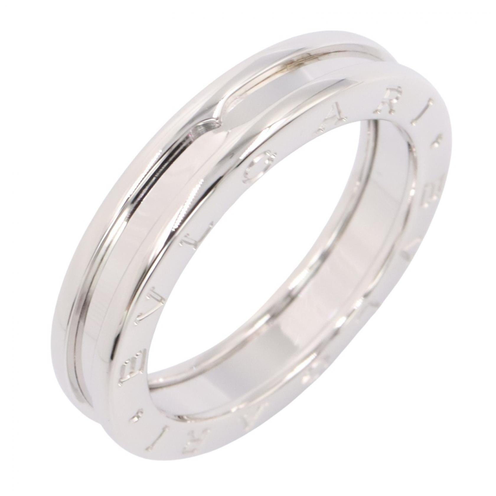 ブルガリ BVLGARI B-zero1 ビーゼロワン リング 1バンド リング・指輪 ジュエリー K18WG(ホワイトゴールド) メンズ レディース シルバー系 346566 【中古】
