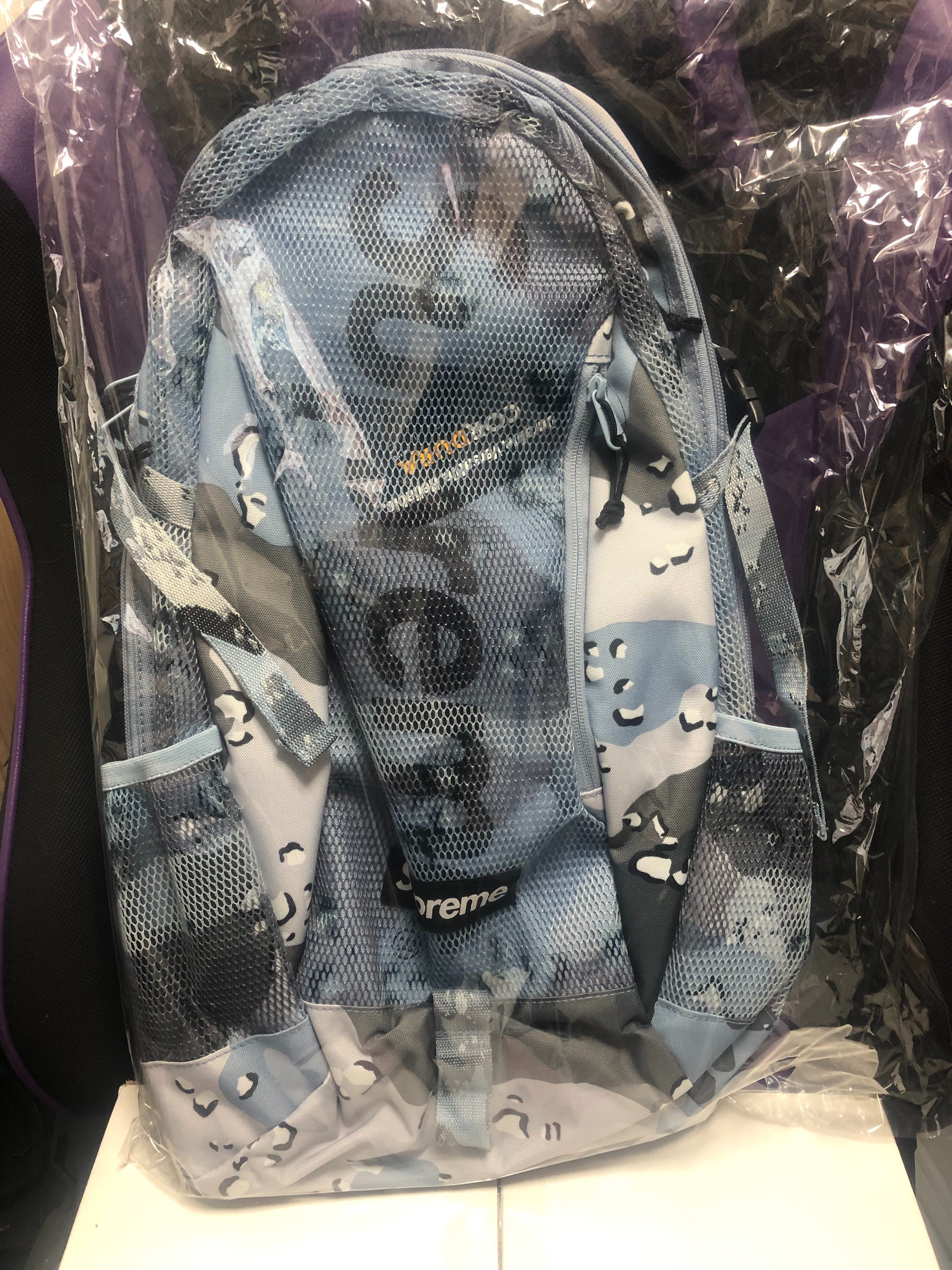 Supreme 20SS Backpack "Camo Blue"