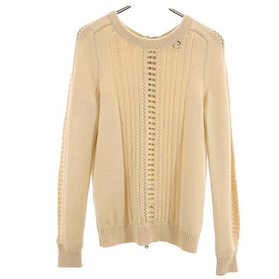MARC BY MARC JACOBS マークバイマークジェイコブス ウール 長袖 ニット S ベージュ系 セーター