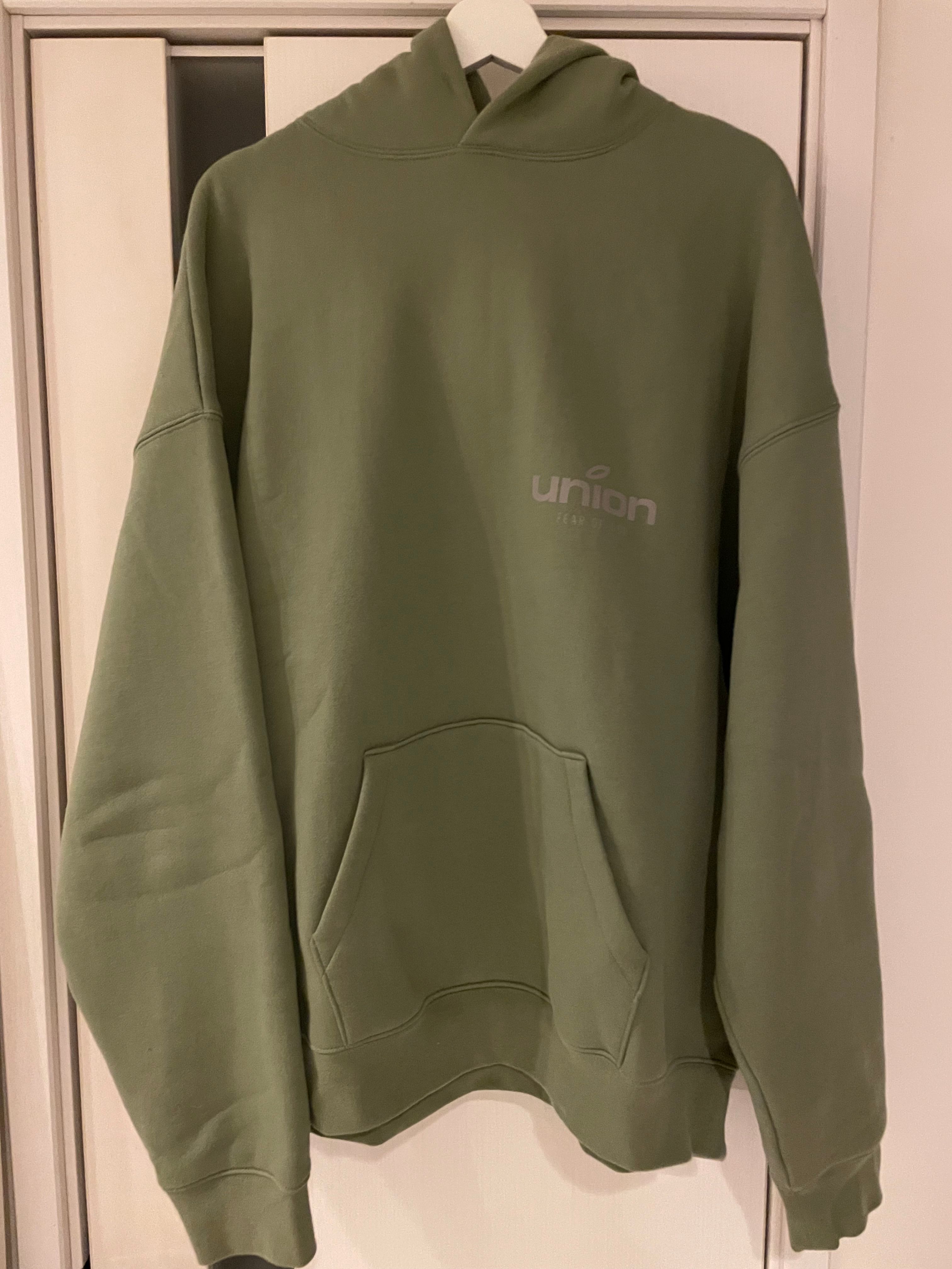 FEAR OF GOD ESSENTIALS × UNION Vintage Hoodie Vintage "Army"