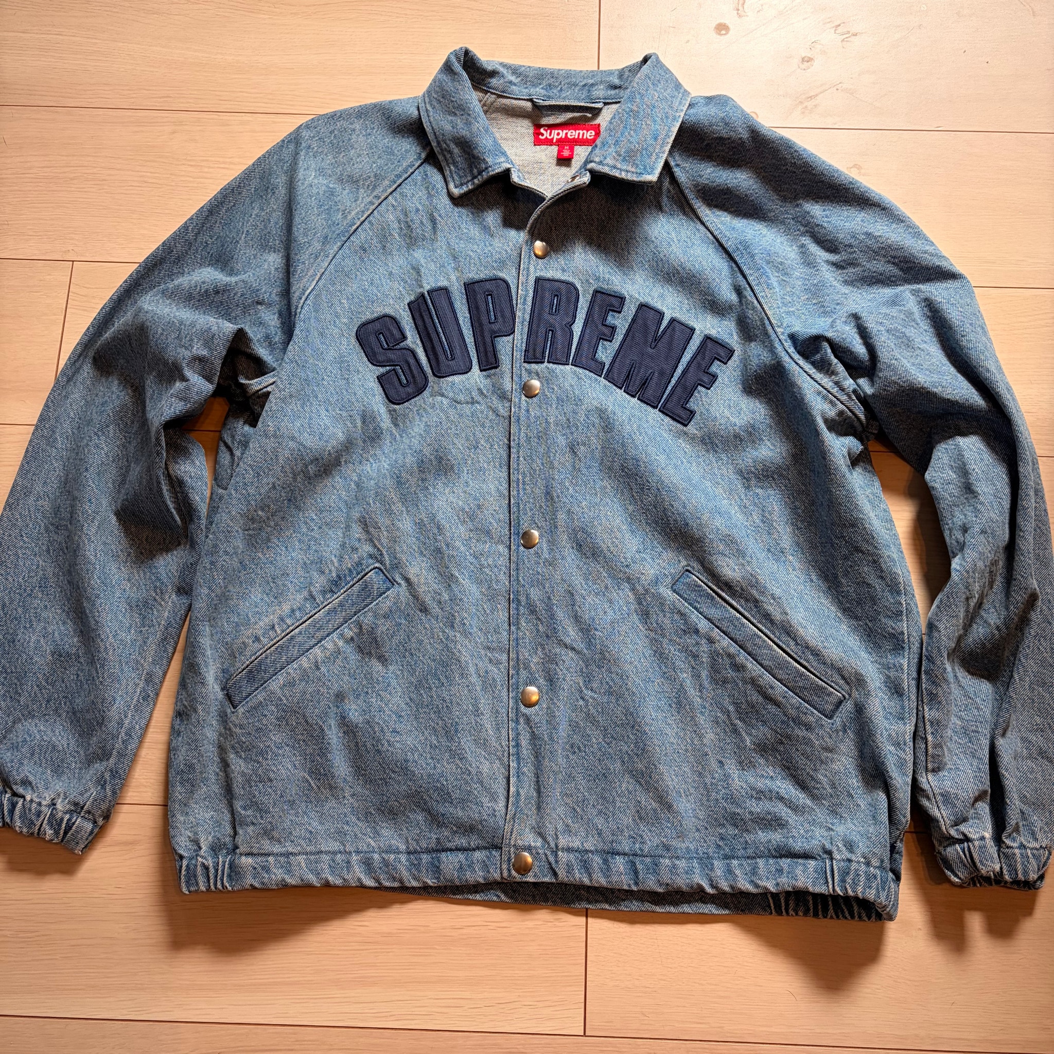 Supreme Arc Denim Coaches Jacket "Washed Indigo"