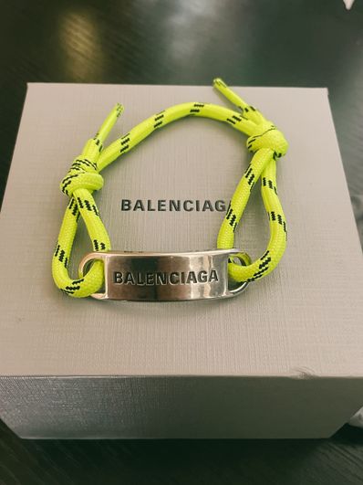 BALENCIAGA Plate Bracelet "Yellow"