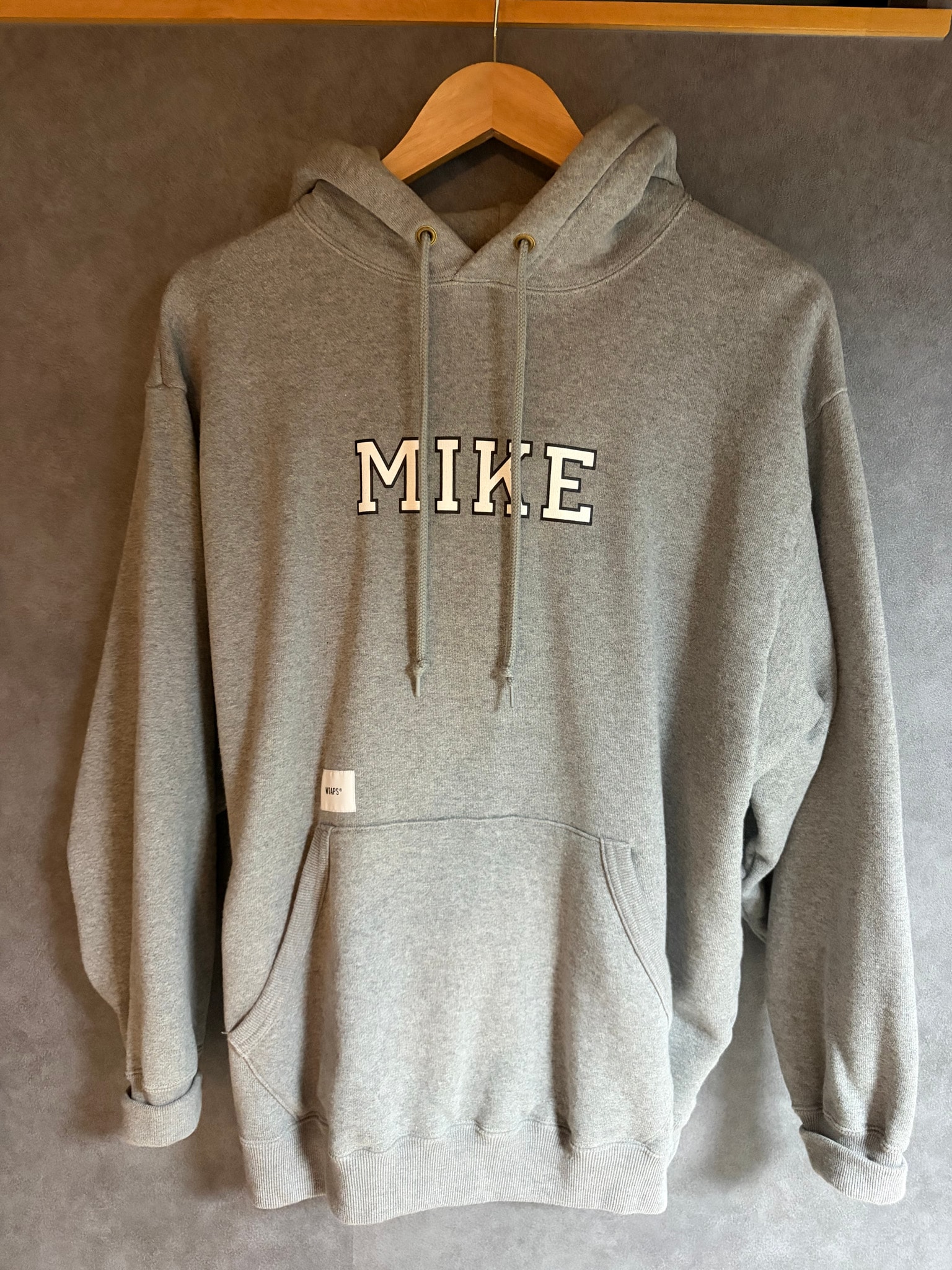 WTAPS Academy / Hoody / Cotton / MIKE "Ash Gray"