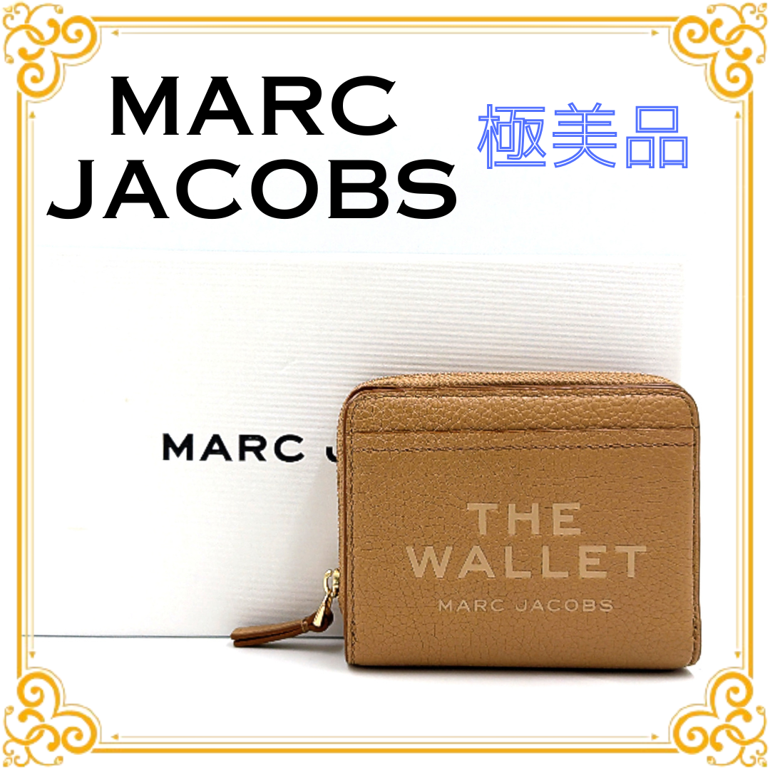 Marc Jacobs The Leather Compact Wallet Mini "Argan Oil"