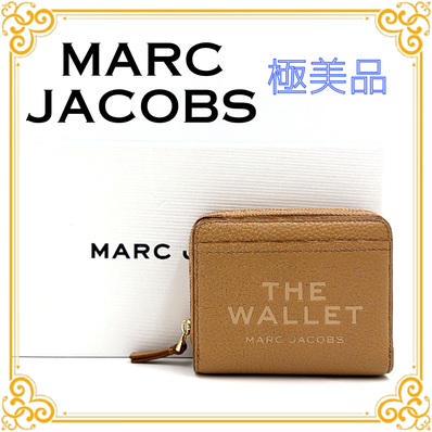 Marc Jacobs The Leather Compact Wallet Mini "Argan Oil"