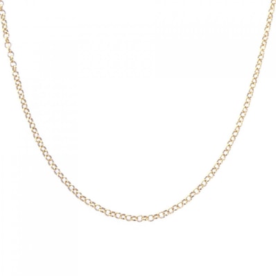 Chrome Hearts 22K Roll Chain Necklace "Yellow Gold"