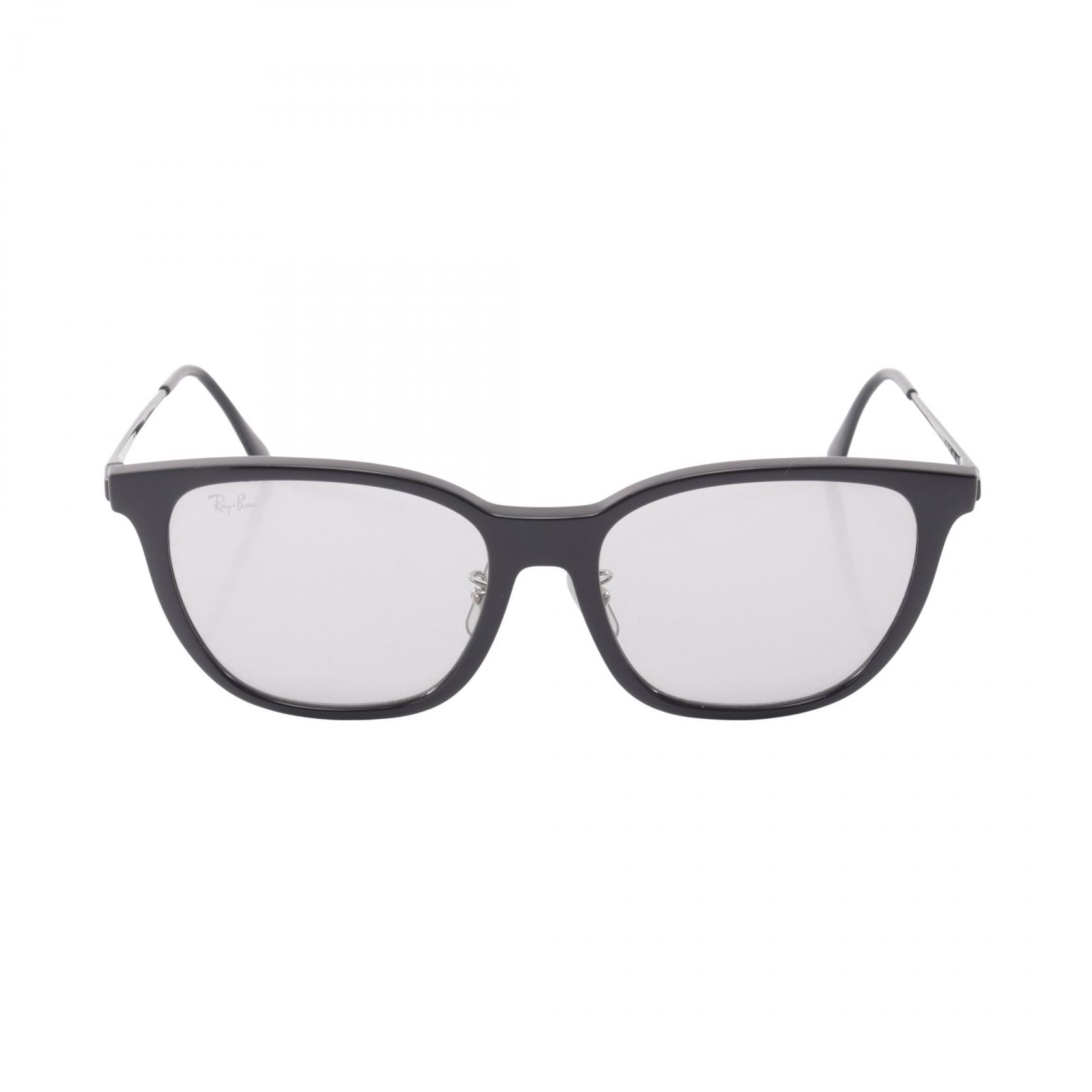 レイバン Ray-Ban スクエアシェイプ サングラス 衣料品 プラスチック メンズ レディース ブラック系 【中古】
