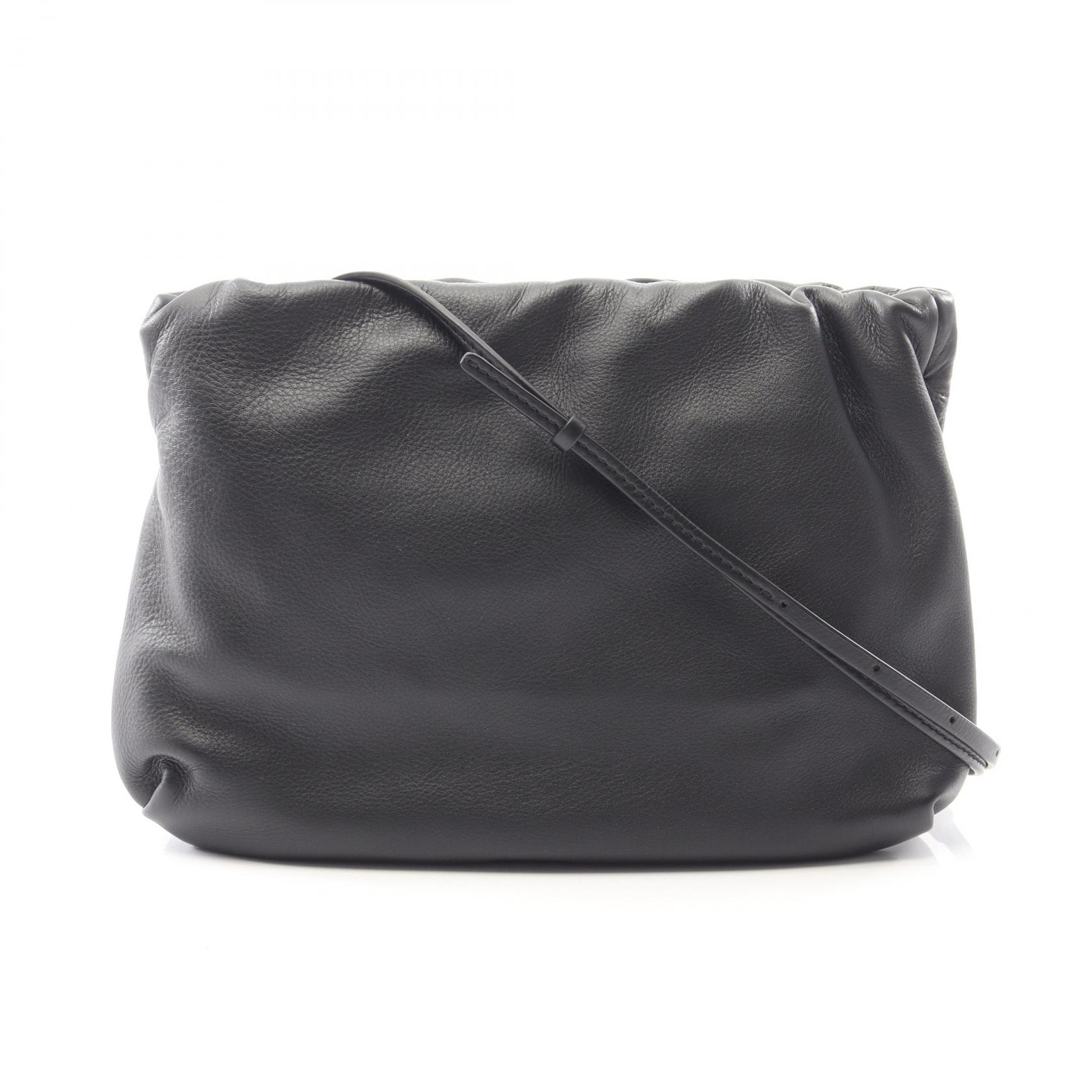 ザ ロウ THE ROW Bourse Clutch ショルダーバッグ バッグ レザー レディース ブラック系 W1280L97 【新品】