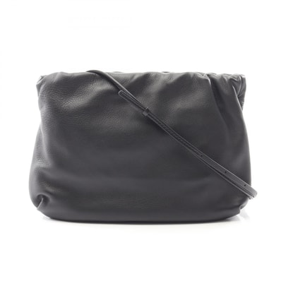 ザ ロウ THE ROW Bourse Clutch ショルダーバッグ バッグ レザー レディース ブラック系 W1280L97 【新品】