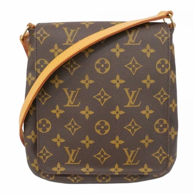 【6db1281】ルイヴィトン ショルダーバッグ モノグラム ミュゼットサルサショートストラップ M51258 ブラウン【中古】レディース
