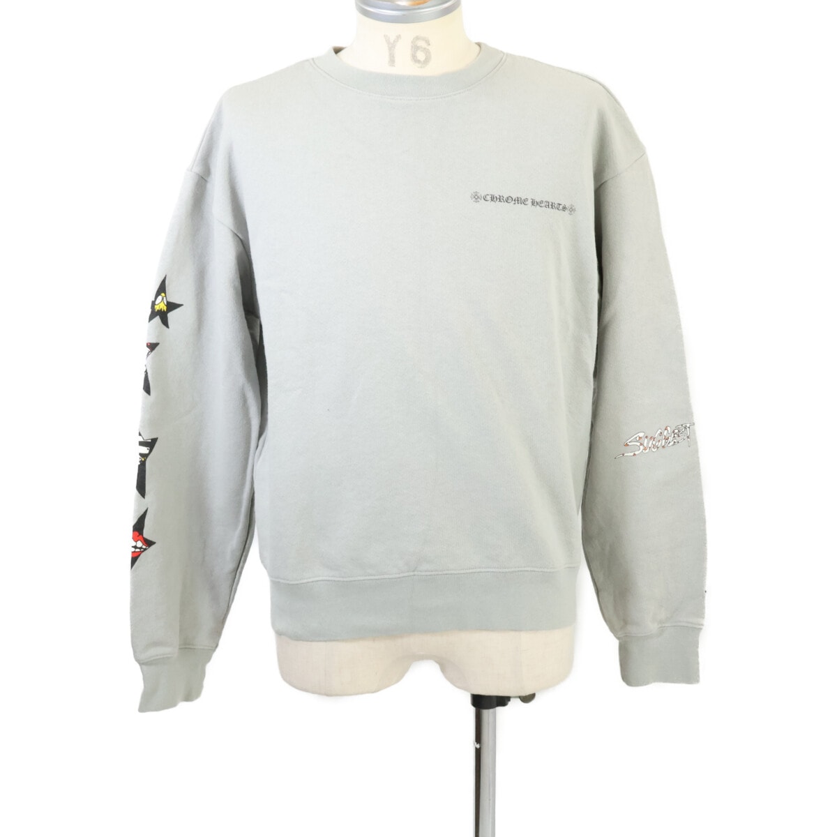 Chrome Hearts Matty Boy Suggest Crew Sweat "Grey"