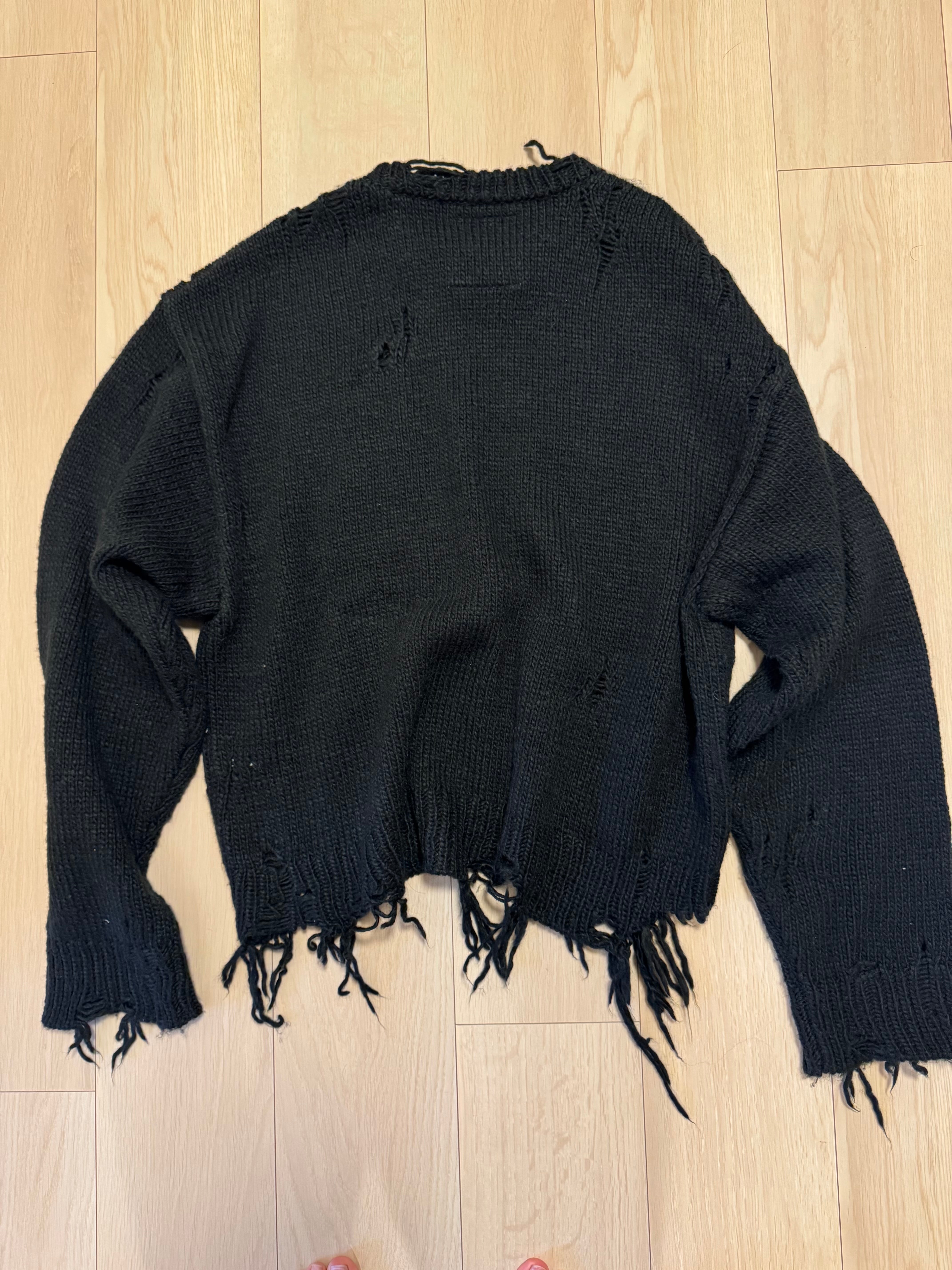 Maison MIHARA YASUHIRO Duck Knit Sweater "Black"