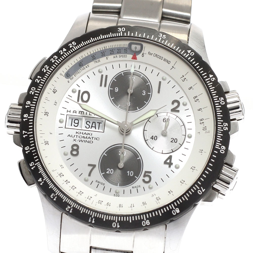 ハミルトン カーキ Xウィンド  H776260 メンズ 【中古】