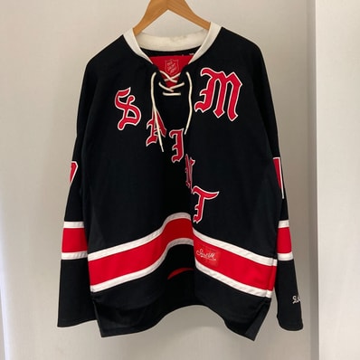 SAINT MICHAEL (セントマイケル)23ss ゲームシャツ 長袖シャツ ブラック