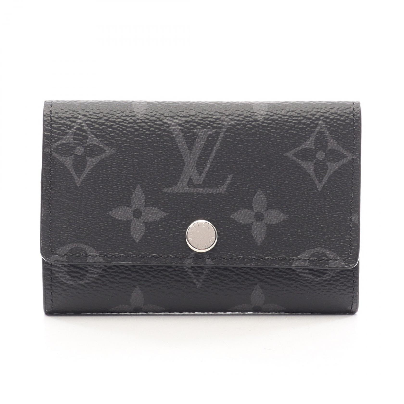 ルイ・ヴィトン LOUIS VUITTON ミュルティクレ6 モノグラムエクリプス 6連 キーケース アクセサリー PVC メンズ ブラック系 M82603 【中古】