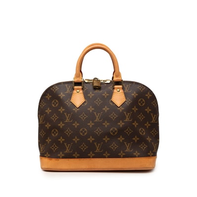 ルイ ヴィトン モノグラム アルマPM ハンドバッグ M51130 ブラウン PVC レザー レディース LOUIS VUITTON 【中古】