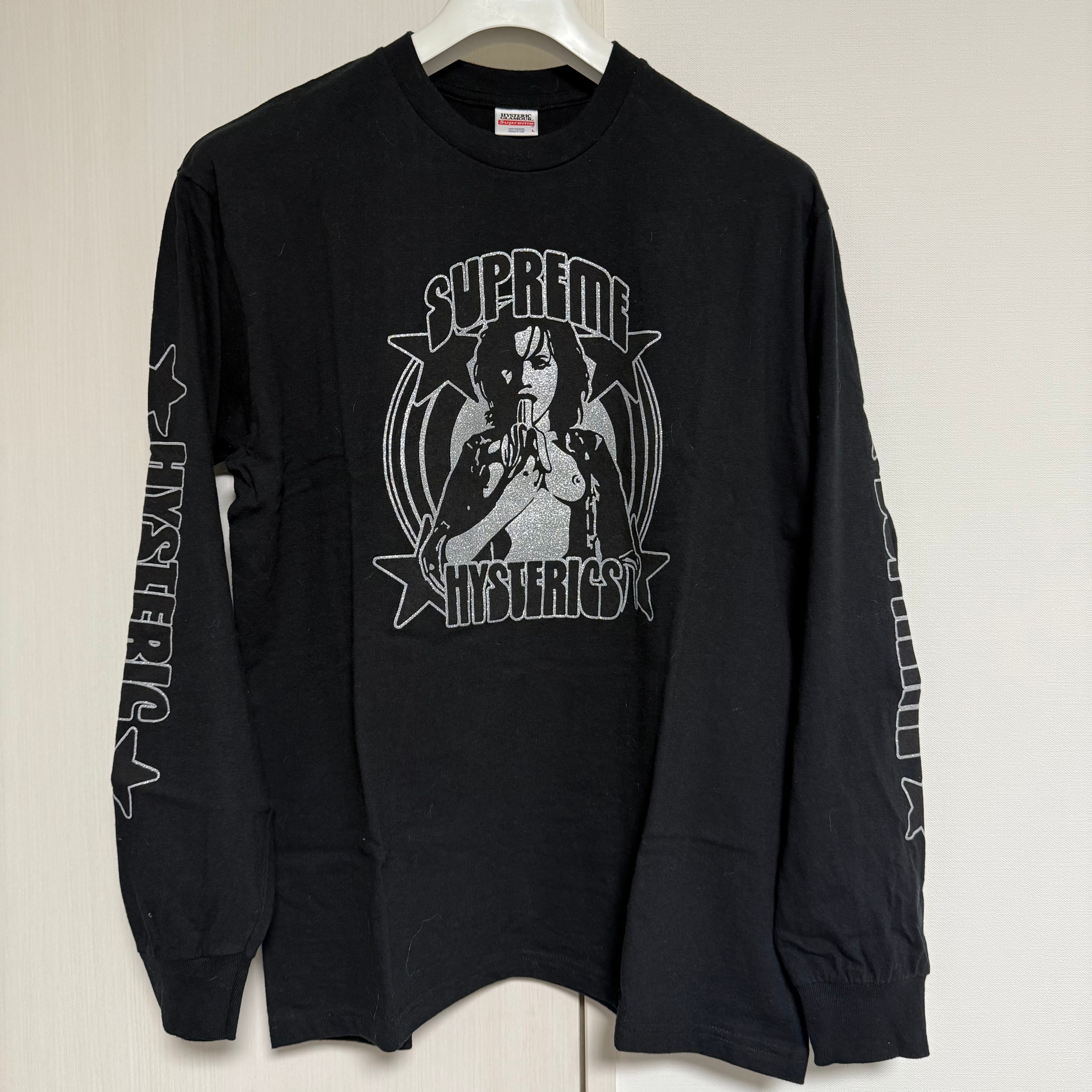 Supreme x HYSTERIC GLAMOUR L/S Tee "Black"