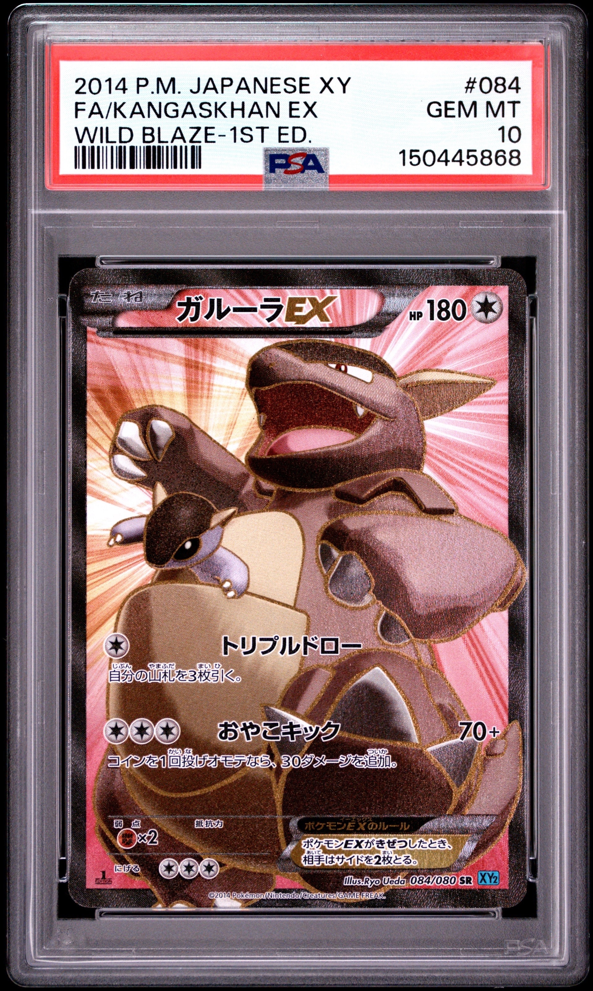 ガルーラEX SR :1ED [XY2 084/080](拡張パック「ワイルドブレイズ