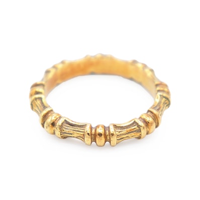 TIFFANY&Co. ティファニー リング 指輪 バンブー イエローゴールド 18金 K18YG ユニセックス ジュエリー 12号