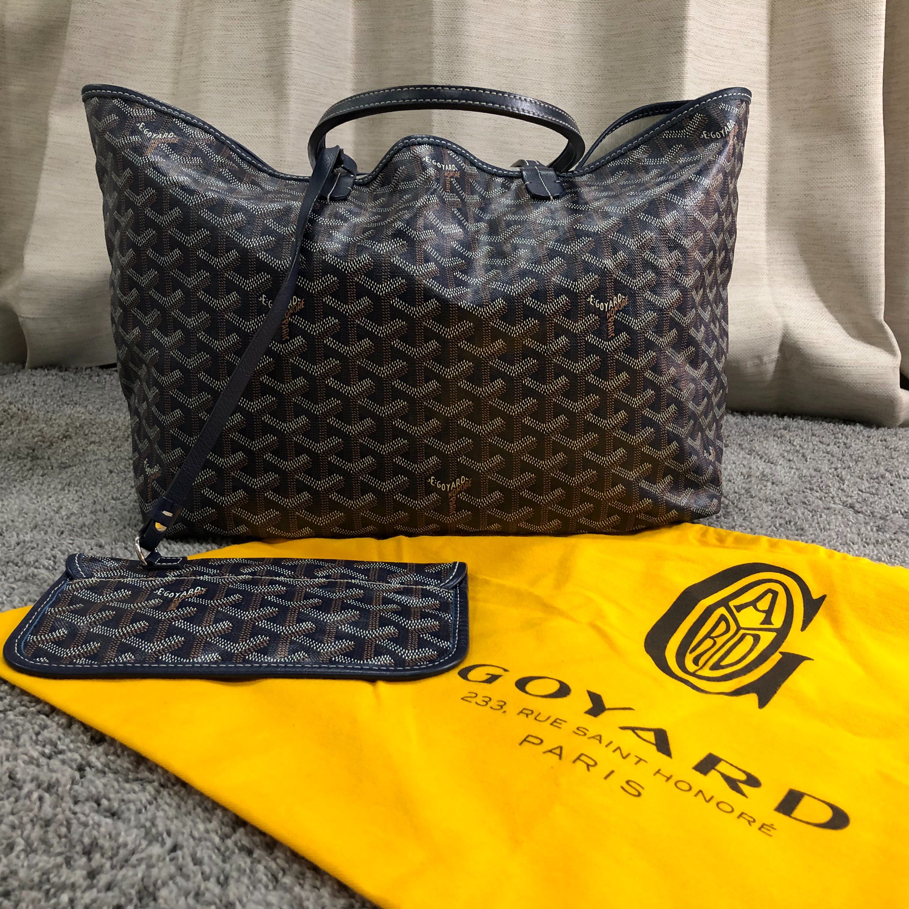 Goyard Saint Louis PM Bag "Navy"