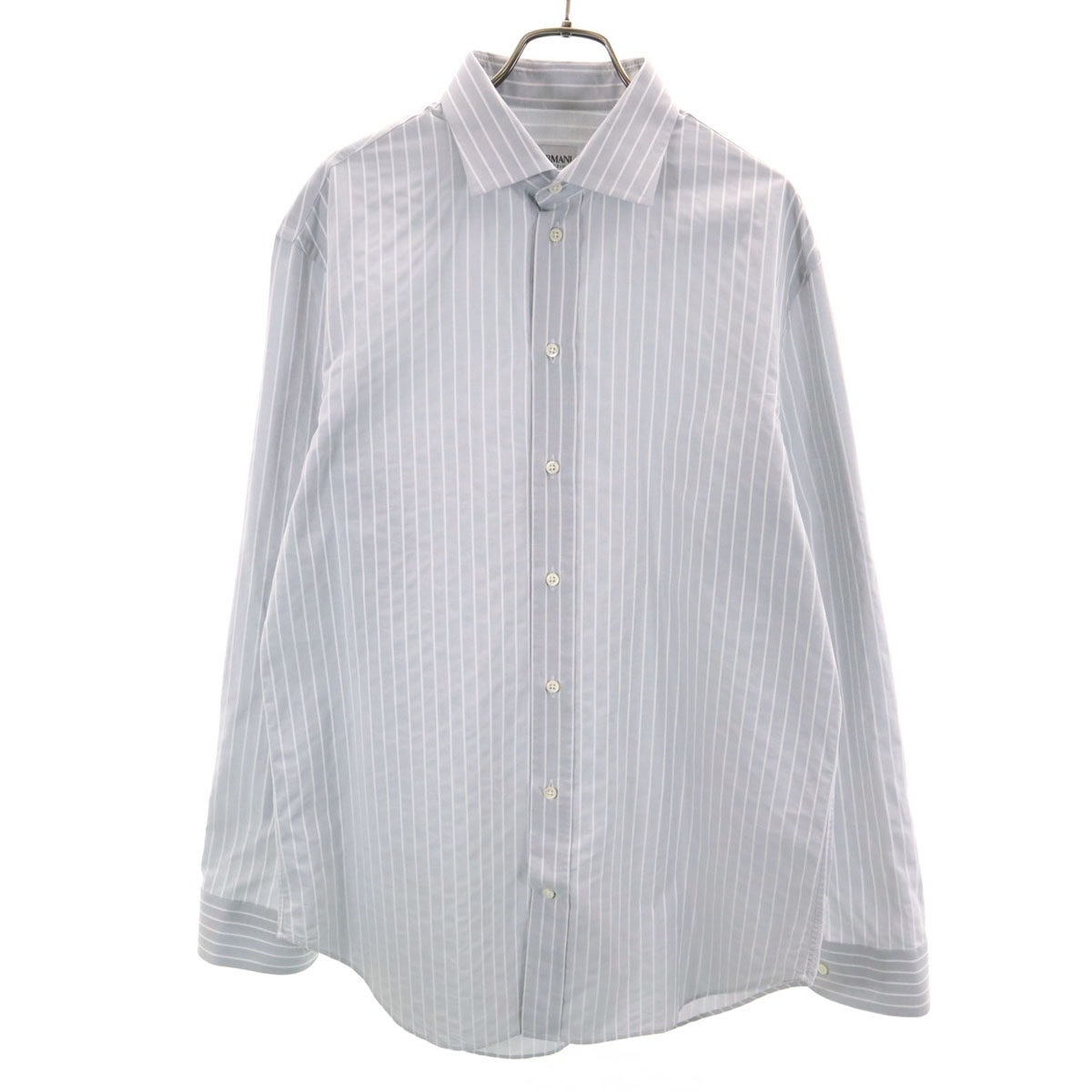 ARMANI COLLEZIONI アルマーニコレッツォーニ 長袖 コットンシャツ 41 グレー系