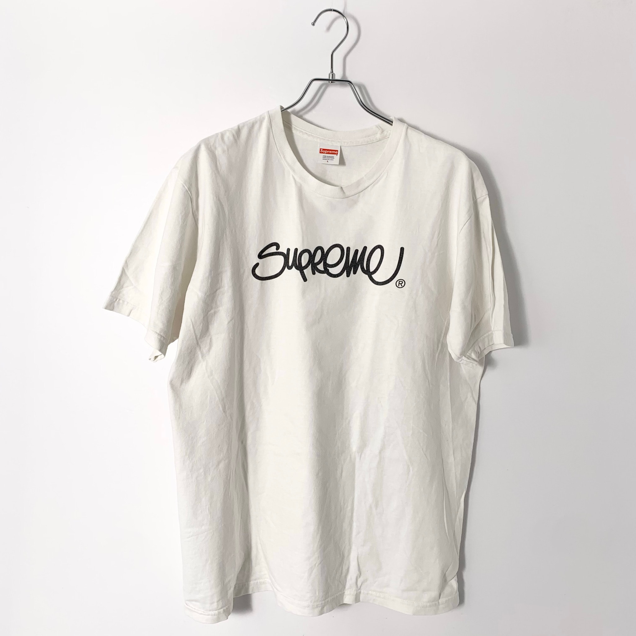 Supreme Handstyle Tee "White"