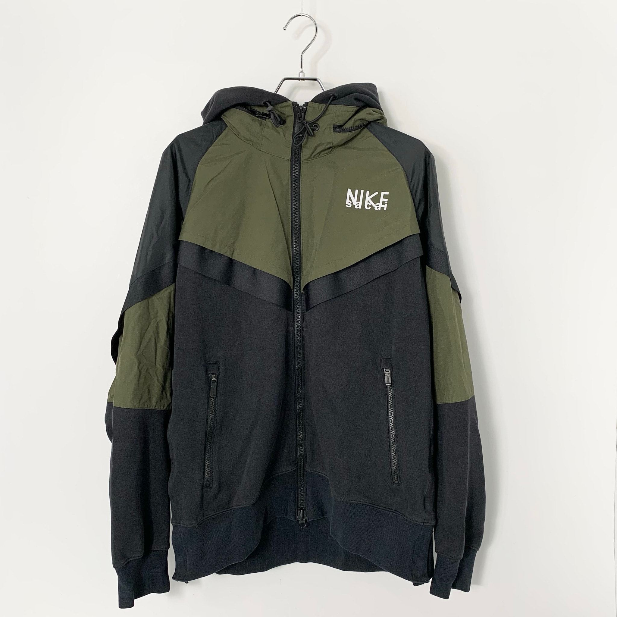 Nike x sacai Men's Full Zip Parker "Khaki"