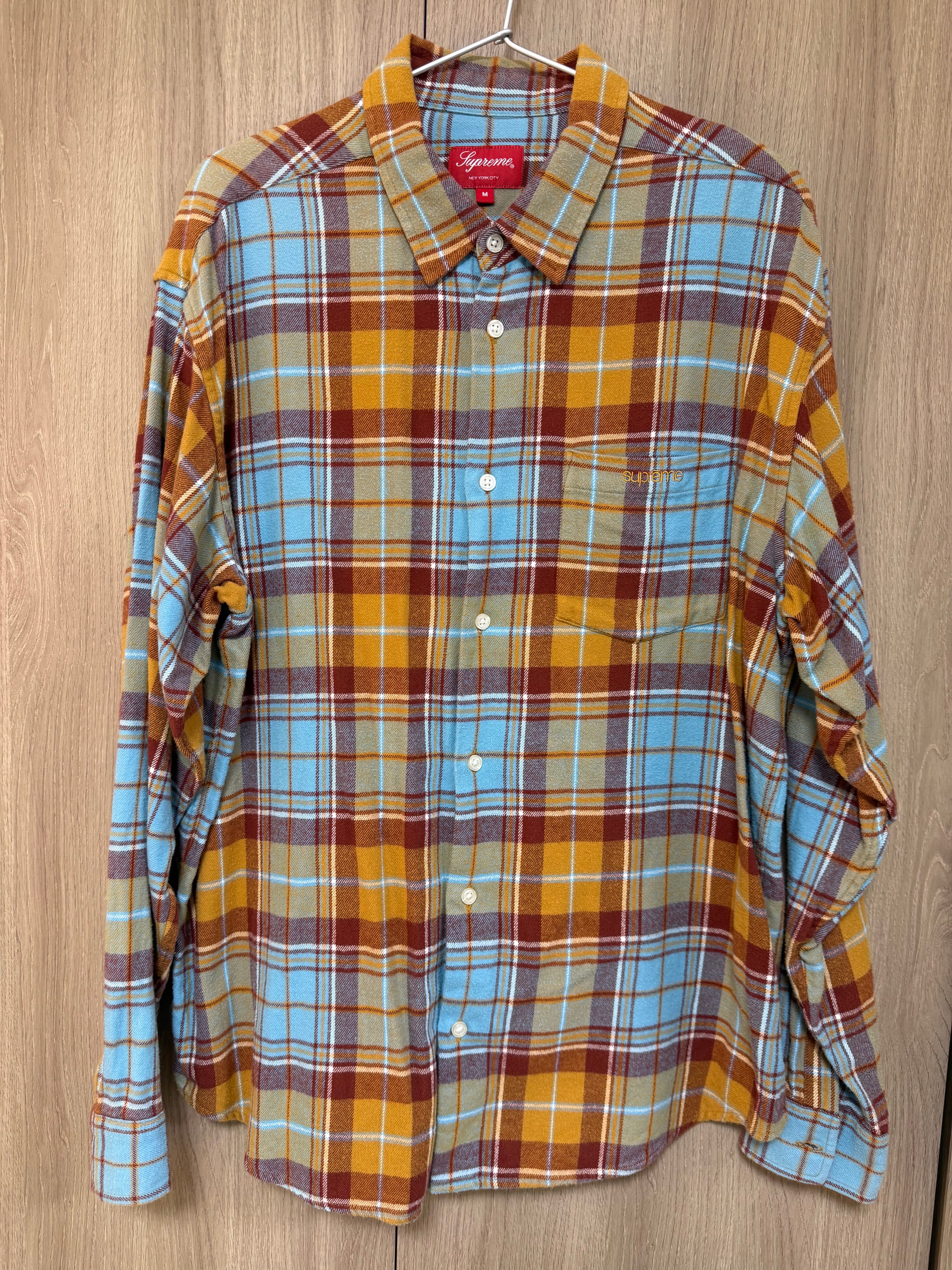 Supreme Plaid Flannel Shirt 22FW