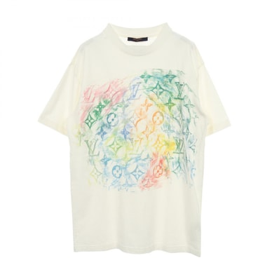 ルイ・ヴィトン LOUIS VUITTON パステルモノグラム 半袖Tシャツ 衣料品 トップス コットン メンズ ホワイト系 / マルチカラー RM211M NPG HKY17W 【中古】