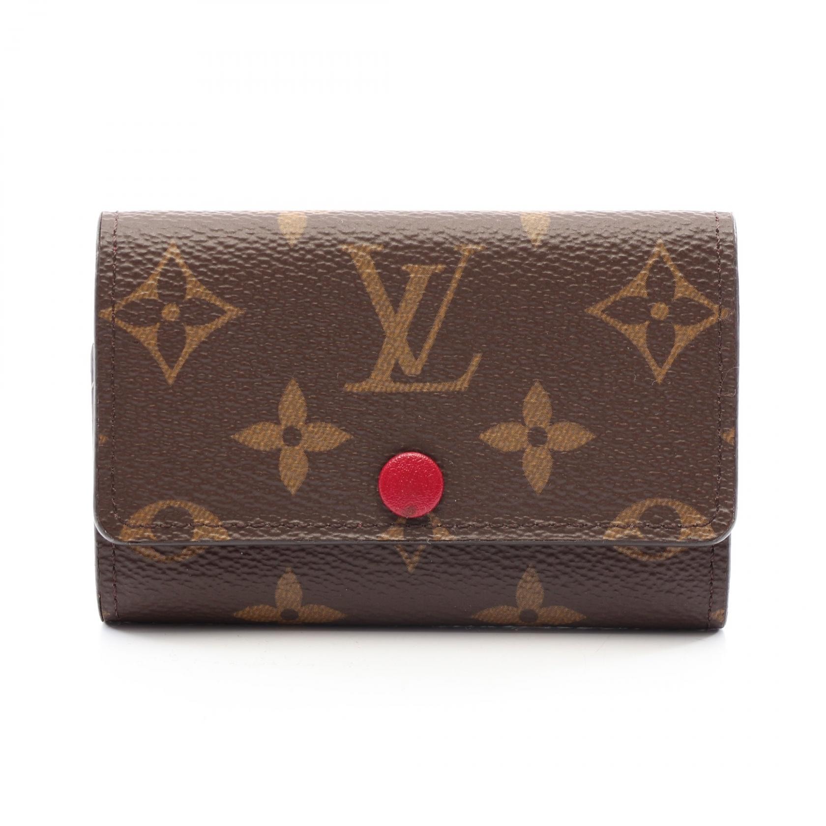 ルイ・ヴィトン LOUIS VUITTON ミュルティクレ6 モノグラム フューシャ 6連 キーケース アクセサリー PVC レディース ピンク系 M60701 【中古】