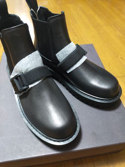 BUCKLE BEATLE BOOTS BLACK ブーツ