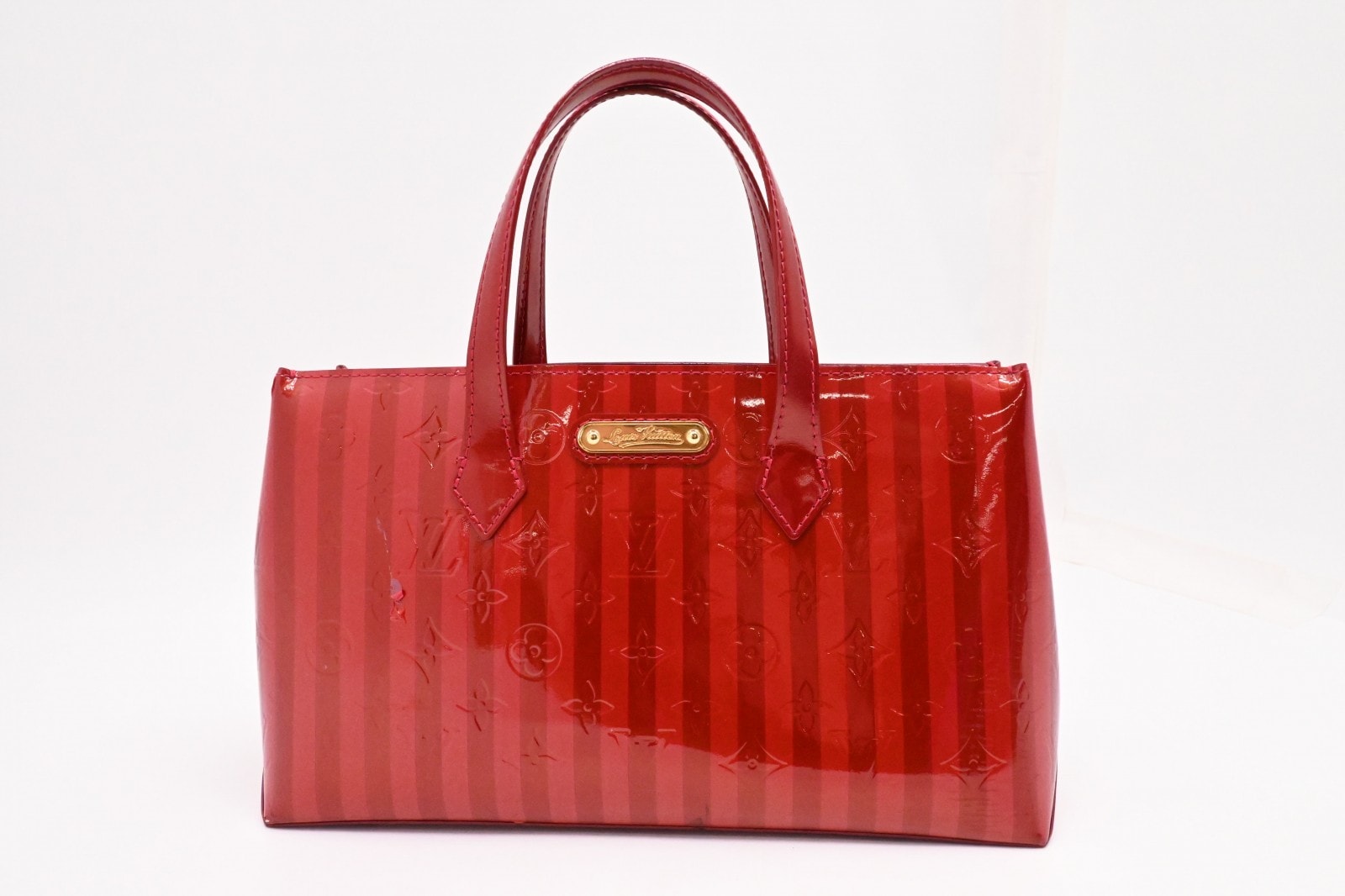 ルイヴィトン モノグラムヴェルニ ウィルシャ―PM ポムダムール M91702