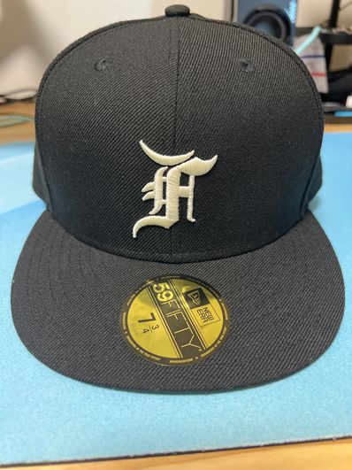 NEW ERA FEAR OF GOD ESSENTIALS 59FIFTY F LOGO Under Visor "Black"