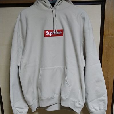 Supreme Box Logo Hooded Sweatshirt "Stone" (24FW)