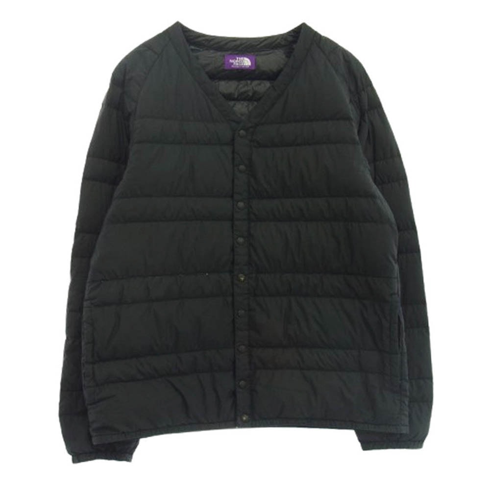 THE NORTH FACE ノースフェイス ダウンジャケット ND2461N PURPLE LABEL パープルレーベル Down Cardigan ダウン カーディガン インナーダウン ブラック系【中古】