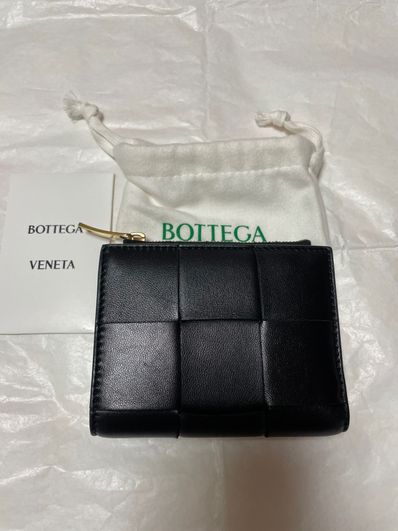 Bottega Veneta Bifold Flap Wallet "Black"
